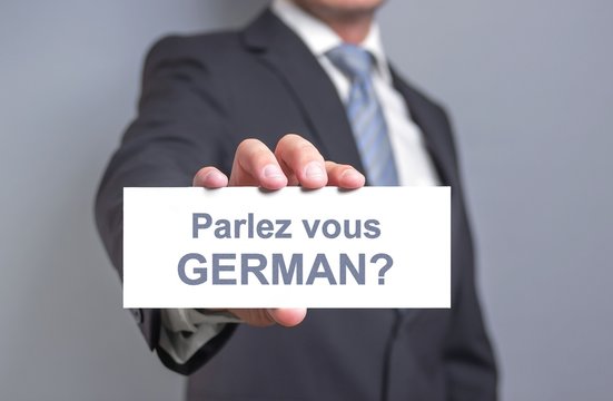 Parlez vous german?