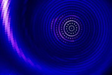 Illustration of Spiral Galaxy. Vector