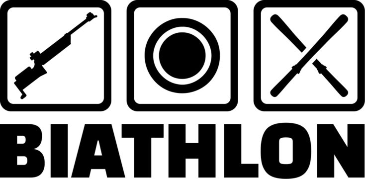 Biathlon Symbol Icon