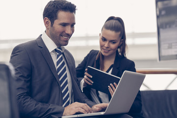 Business people meeting