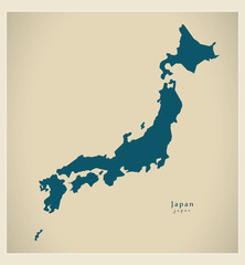 Modern Map - Japan JP