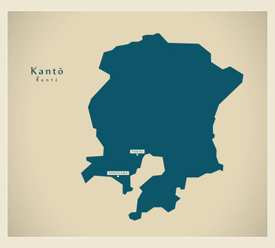 Modern Map - Kanto JP
