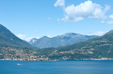 Lake Como (Italy) view.