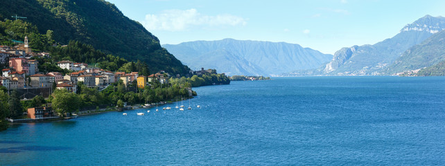 Lake Como (Italy) summer view.