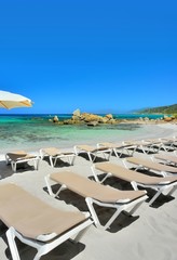 transat à la plage