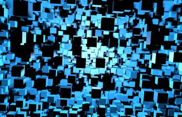 Abstract cubes background