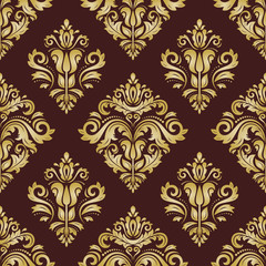 Orient Seamless  Pattern. Abstract Background