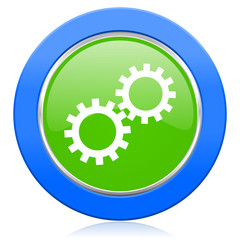 gears icon options sign