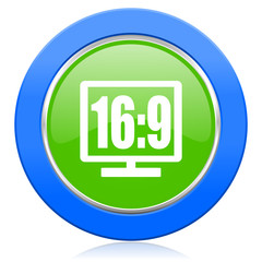 16 9 display icon