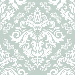 Damask Seamless  Pattern. Orient Background