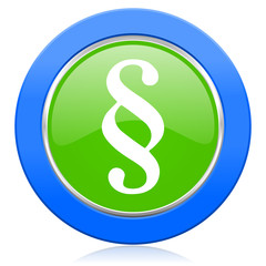 paragraph icon law sign