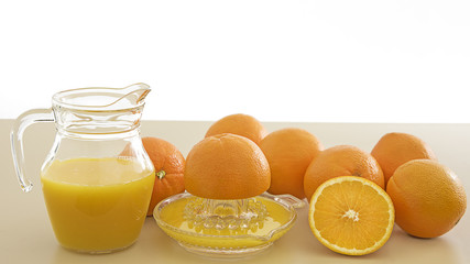 oranges transformées en jus