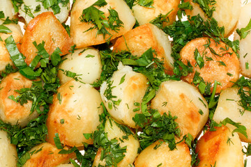 fried potatoes