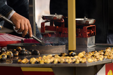 chestnut seller
