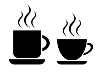 Tea and coffee cup icon