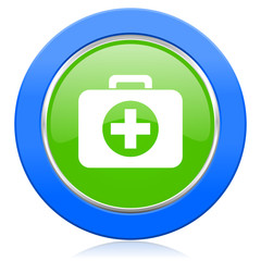 Obraz premium first aid icon hospital icon