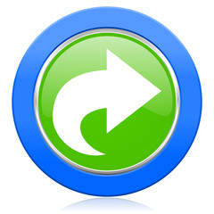 next icon arrow sign