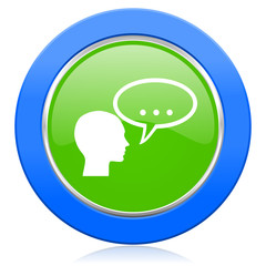 forum icon chat symbol bubble sign