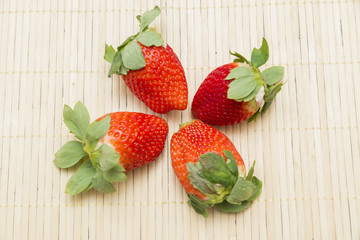 red strawberries
