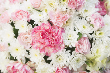 Obraz na płótnie Canvas Flower bouquet vintage effect