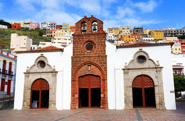 Fototapeta premium Iglesia de La Asunción de San Sebastian de LaGomera