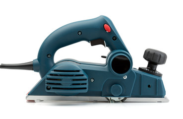 Naklejka premium Professional electric planer, side view.