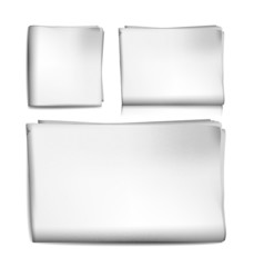 Blank newspaper
