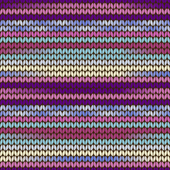 Knitted pattern purple