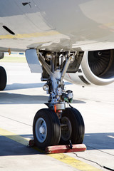 Undercarriage of the airplane