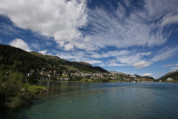 Fototapeta na wymiar Sankt Moritz Suisse