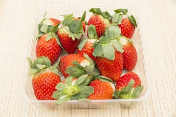 red strawberries