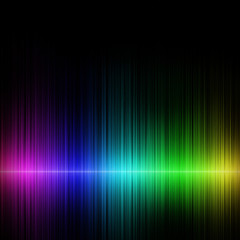 Fototapeta premium sound waves on a dark background