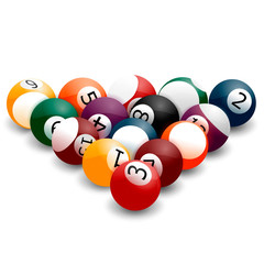 billiard balls
