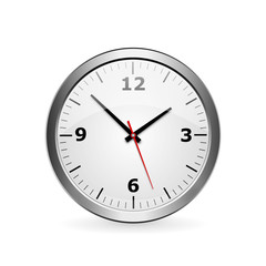 wall clock on a white background