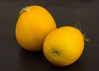 Small yellow melon