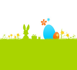 Ostern Hase und Eier