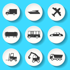 Set of the vector icons