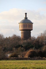 Old water tower on Magdeburg Buckau, Saxony-Anhalt, Germany