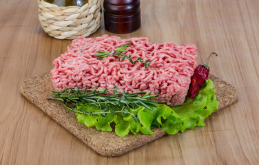 Raw minced meat