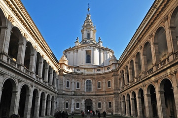 Roma, la chiesa di Sant'Ivo alla Sapienza
