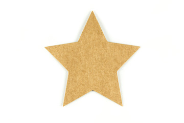 A paper star tag