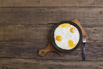 Fried eggs