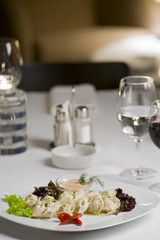 Pelmeni, meat dumplings