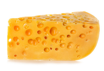 Cheese isolated on white background