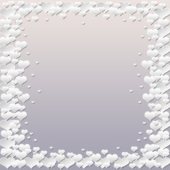 Hearts weddings background