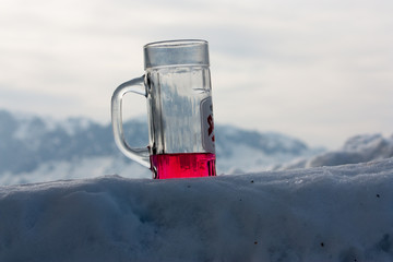 Skiwasser in luftiger H&ouml;he
