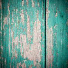 Old painted wood wall - texture or background