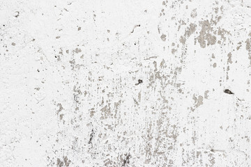 Old stucco white wall background or texture