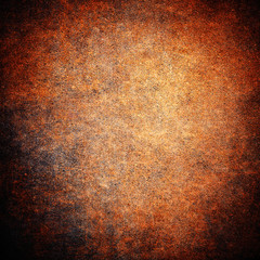 Orange grunge concrete wall