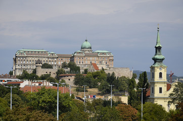 Fototapeta na wymiar Palazzo Reale di Budapest 6.